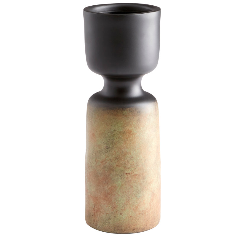 Chalice Aluminum Table Vase, 12.25" H x 4.25" W x 4.25" D