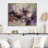 Purple Minimalims Enchantment - Art Print On Canvas-88515908-88515911