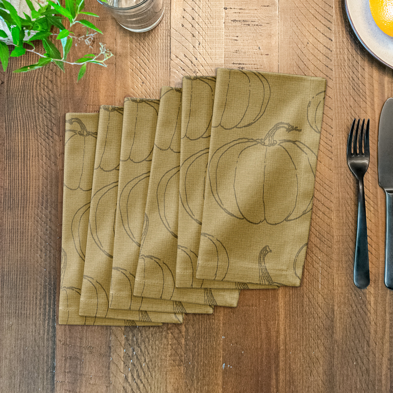 Meekah Cotton Napkin, Yellow