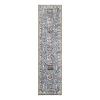 Marquavius Performance Chenille Floral Indoor Rug