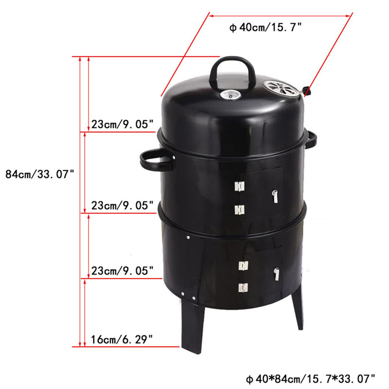 Four à braisier de style américain - chauffage uniforme pour un barbecue parfait à 360 degrés