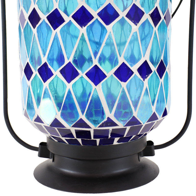 8.5'' Solar Powered Integrated LED Outdoor Lantern