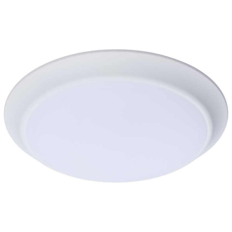 Plafonnier encastré en acrylique Vermon, H 1,44 po x l 9,49 po x P 9,49 po, 13