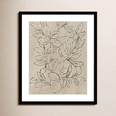 Kimbell "Outlined Leaves II" Print