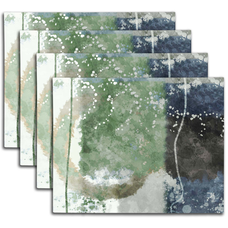 Napperon abstrait en polyester