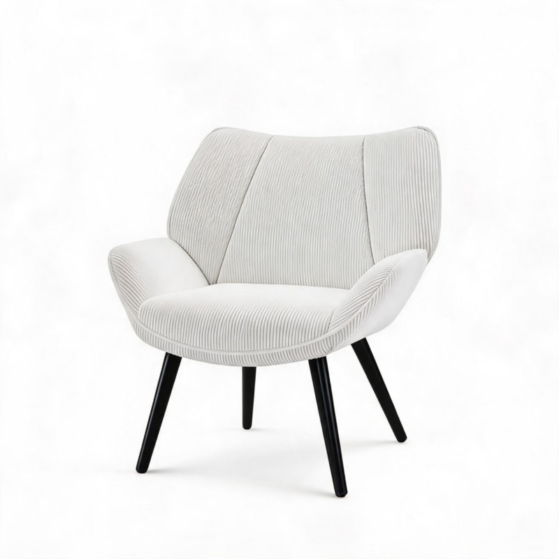 Side Chair, White, White