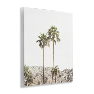 «Palm Springs Looming Trees», plaque murale par Sissi et Seb