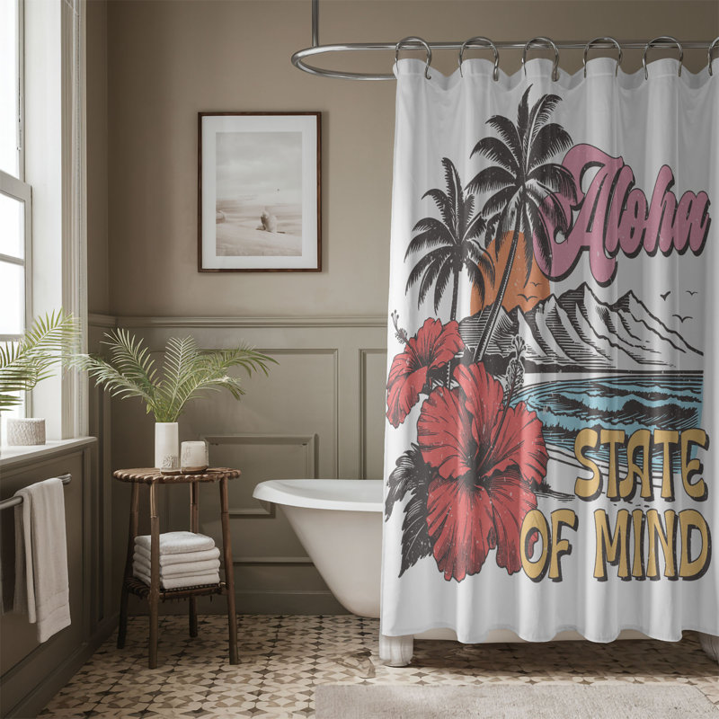 Girons Shower Curtain, 74"H x 71"W