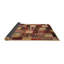 Tapis brun/beige/noir contemporain-607494555