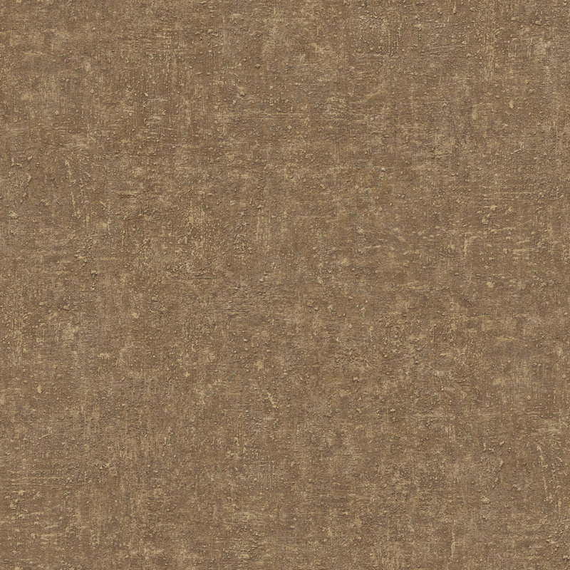 Concept Collection Concrete Plain Double Width 42-inches Wide Wallpaper Roll, Brown