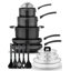 17 - Piece Non-Stick Aluminum Cookware Set