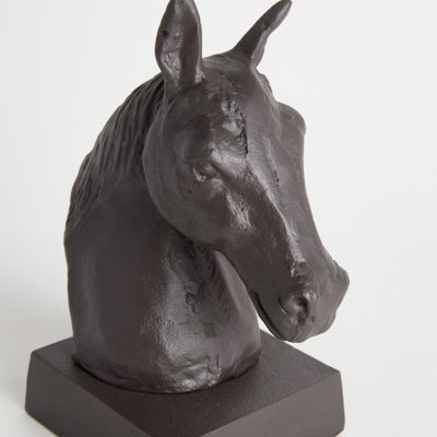 SCULPTURE DE TÊTE DE CHEVAL