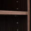 Armoire de rangement à chaussures extensible et rotative avec 1 tiroir, coin à 90 degrés pour le salon, couloir, zone de transition, couloir rotatif ajustable en noyer noir foncé de 32,5 po à 58,8 po, entrée
