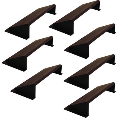 PACK of 7 Solid Metal Deflector 4"x10" Unbreakable Cast Aluminum | Air & Heat Diverter