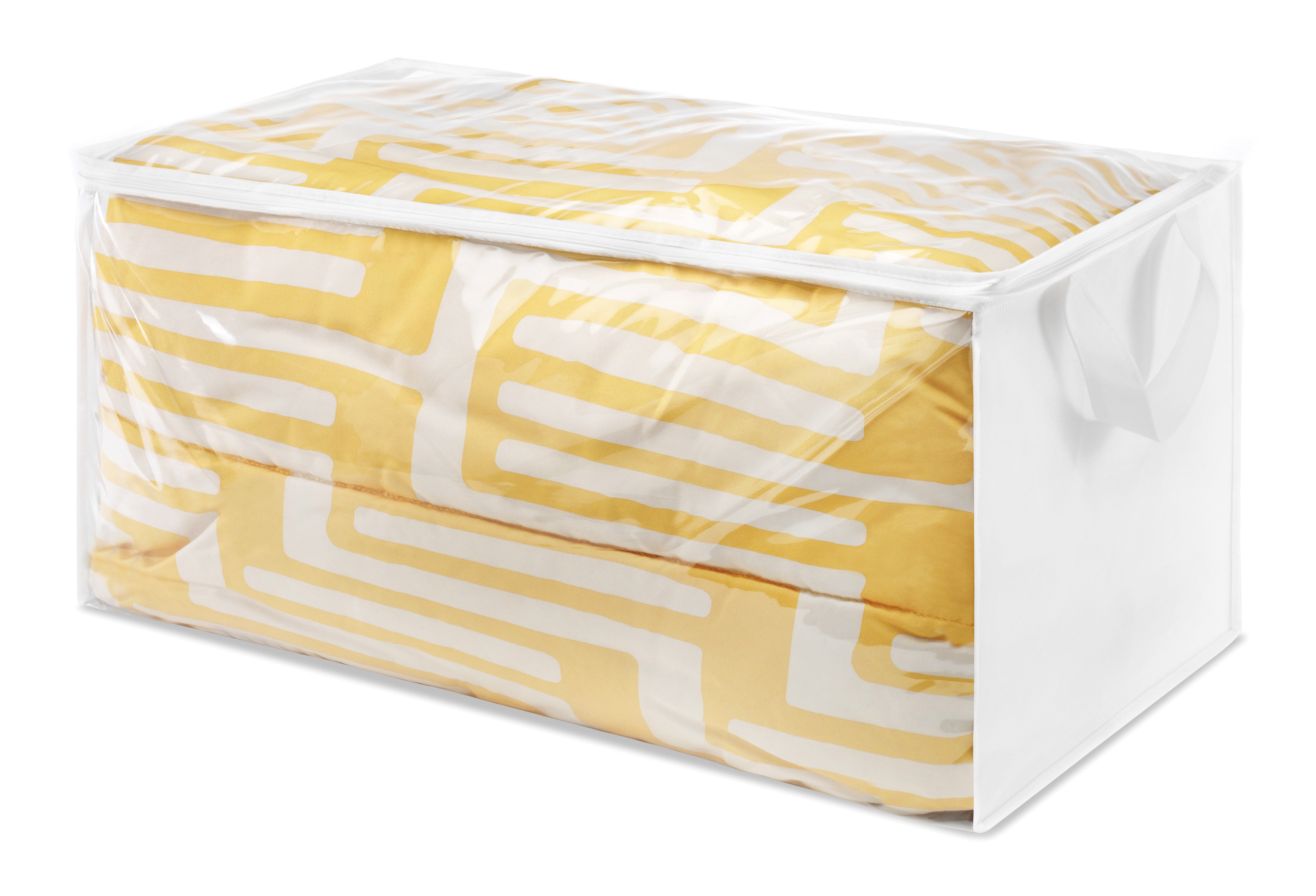 Whitmor Storage Bag with Handles White with Crystal Clear Front Wayfair