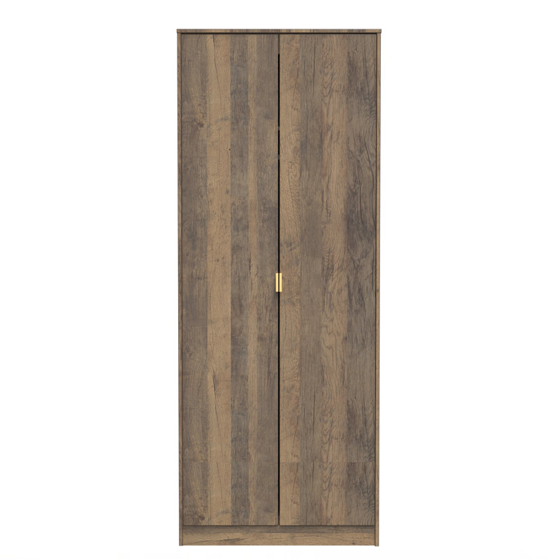 Bibek Manufactured Wood Wardrobe, Vintage Oak