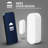 WBM Smart WiFi Door Sensor, Window Alarm Sensor, Wireless Security Alarm, App Control