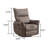 Classic Upholstered Recliner Chair with Rocking and Swivel Base-388583227
