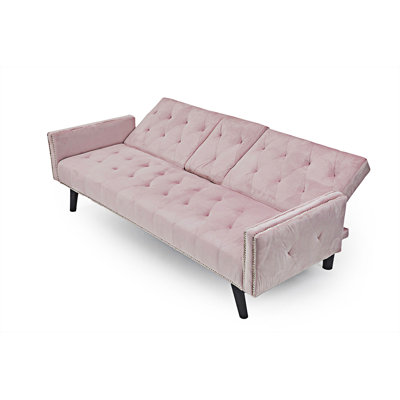 72'' Velvet Sleeper Sofa