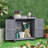 40″ H Garden Potting Bench Table with Lockable Castors-1362333258