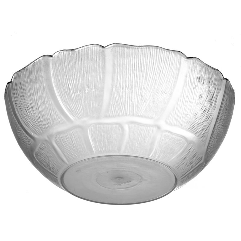 Bol de service jetable en plastique basique Petal Mist®, Transparent