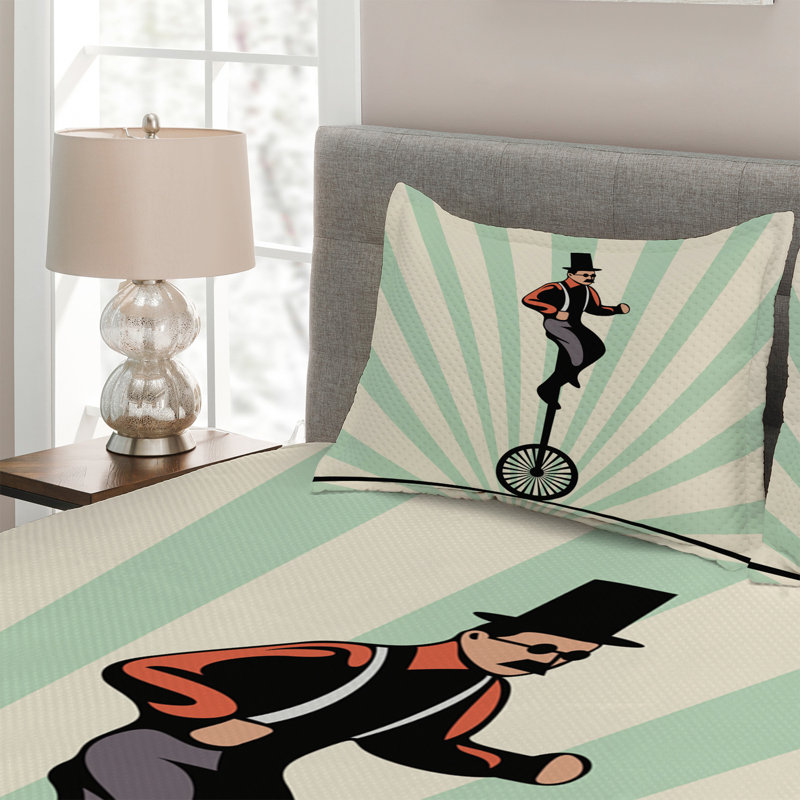 Modern & Contemporary Polyester Coverlet, King Bedspread + 2 Shams