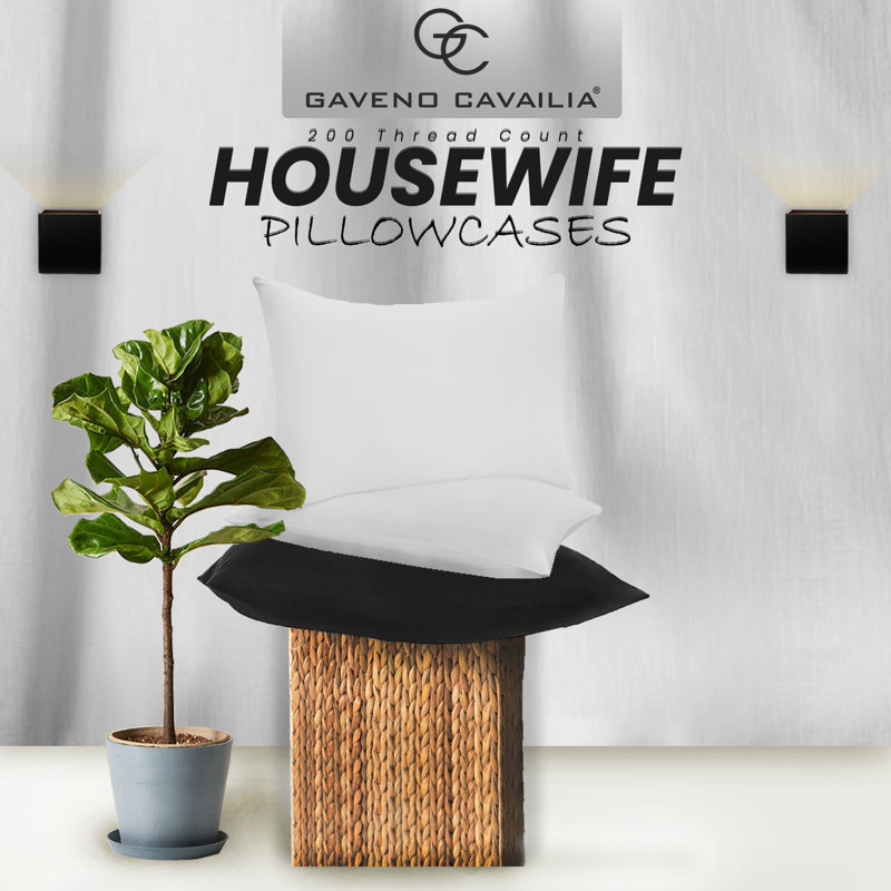 Housewife Pillowcase, White