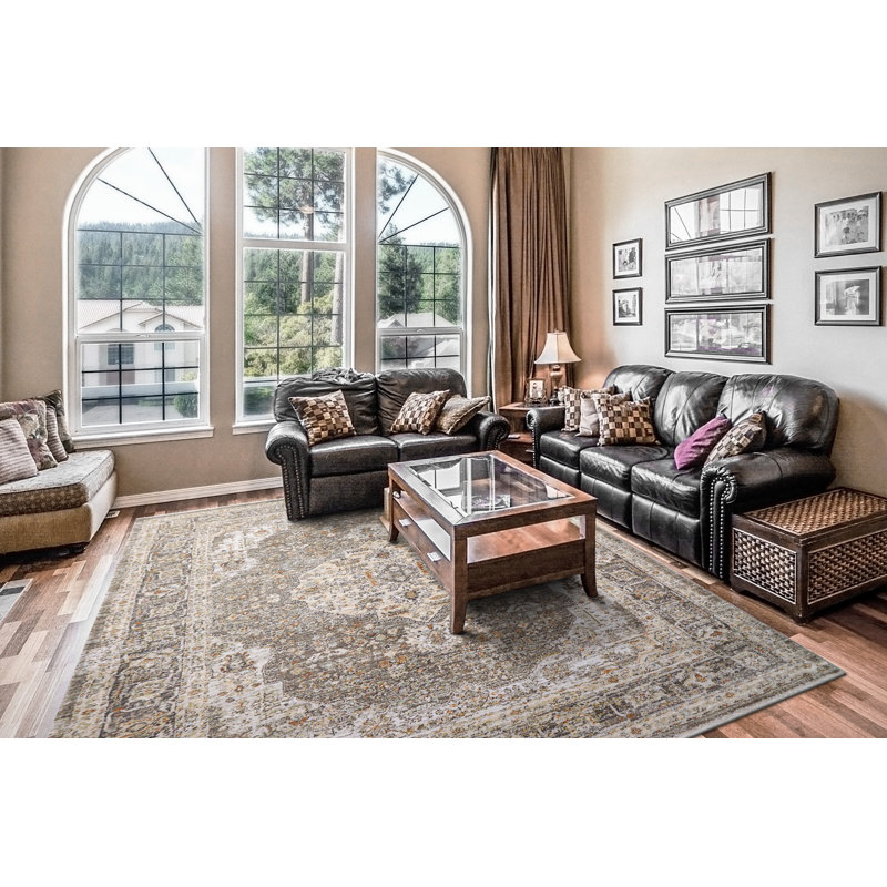 Rectangle Rojin Area Rug, Rectangle 7'10" x 10'2"