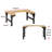 Bamboo Toilet Stool Iron 7''& 8''& 9'' Adjustable Heights Foldable Poop Stools with Non-Slip Layer for Adults, Children, Pregnant Women, The Old