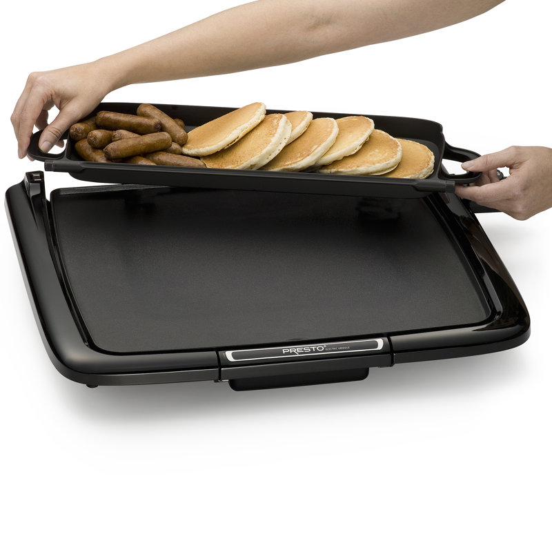 Presto Cool-Touch Electric Griddle With Warming Tray