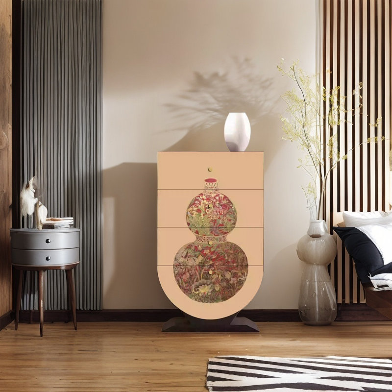 Four Drawer Decorative Cabinet