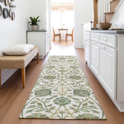 Tapis floral lavable à la machine de qualité supérieure Alexa AMF1087