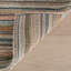 Brindle Stripe Hand Loom Knotted Wool Rug-1491392640
