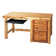 Traditional Cedar Log Writing Desk