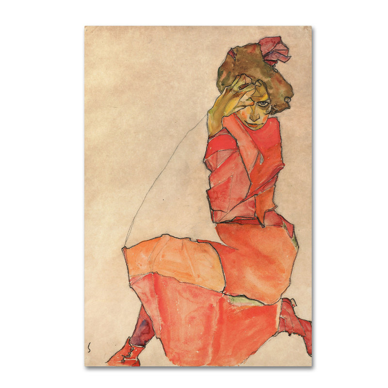 Reproduction d'art sur toile tendue, H 32 po x l 22 po