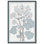 Lin Lin Geranium I, impression murale sur toile par Art Remedy, cadre noir, 36 x 54