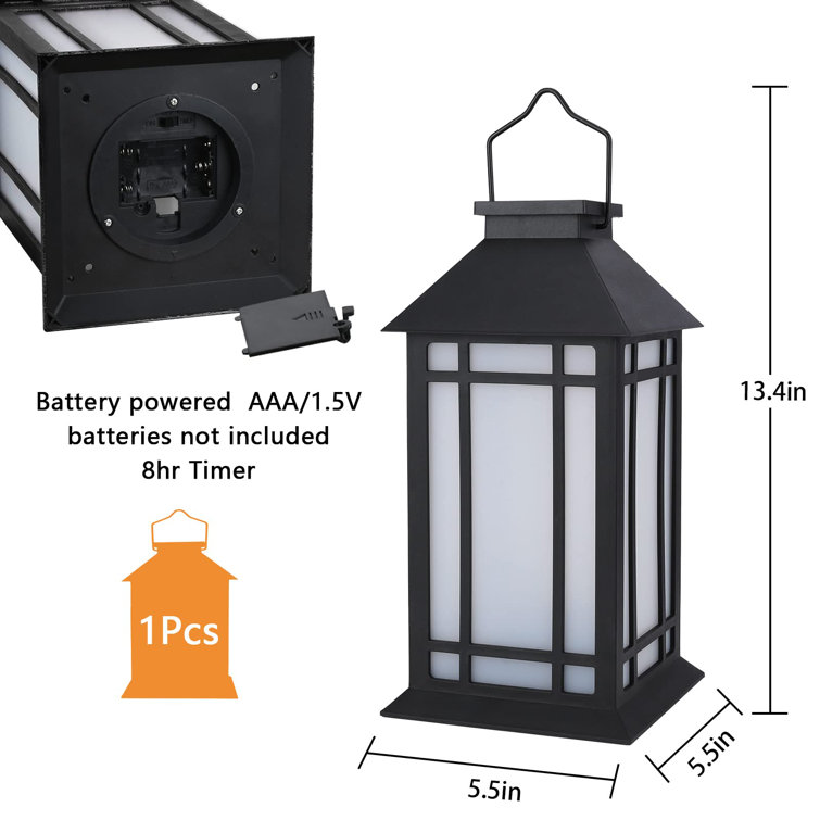 Julissa 7.5'' Battery Powered Outdoor Lantern