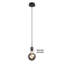 Nuccio 1 - Light Black Bulb Pendant