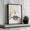 «Farmhouse Christmas Truck & Barn» par Sara Baker, reproduction d'art