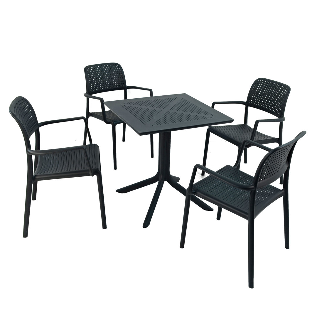 4 - Person Patio Dining Set with Square Table