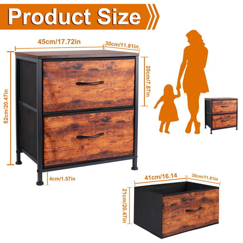 17.72'' W Nightstand