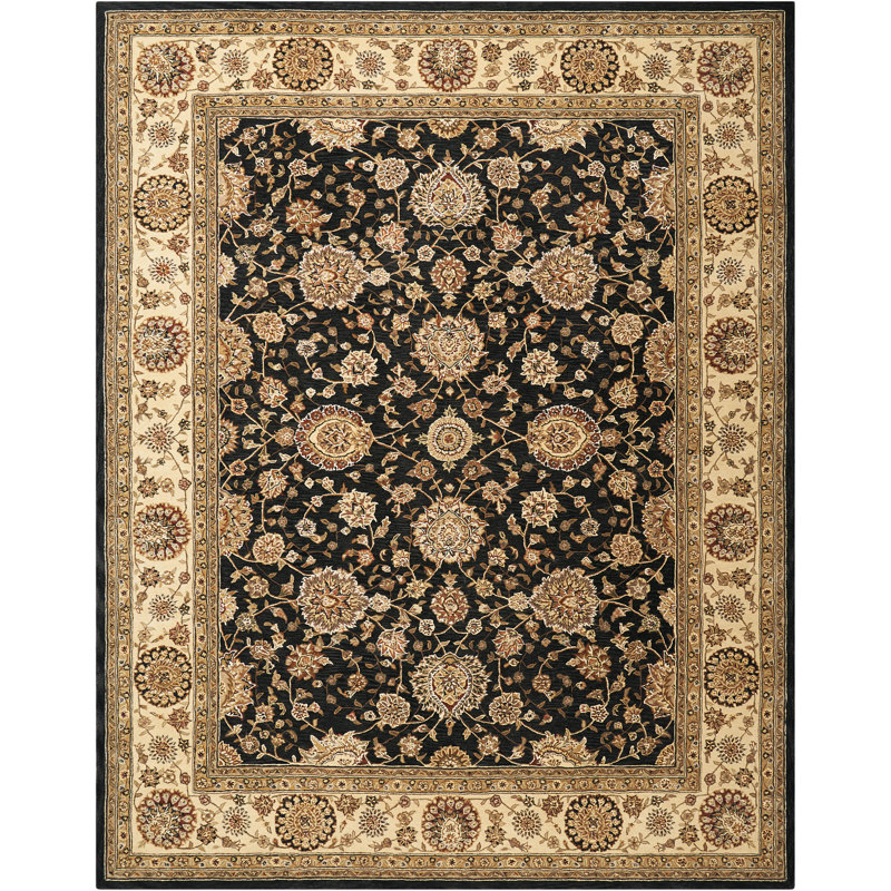 Tapis indigo Corina, Rectangle 7 pi 9 po x 9 pi 9 po