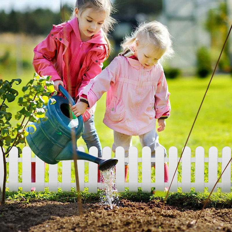 12 pièces de clôture en plastique pour jardin