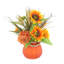 Fall Centerpiece with Sunflowers and Hydrangeas