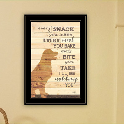 Every Snack You Make Framed Wall Art for Living Room, Home Wall Décor by Marla Rae