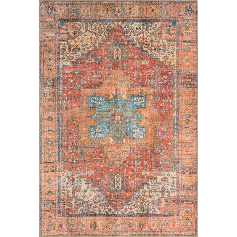 Oppie Moroccan Indoor Rug, Rectangle 4'1" x 6'1"