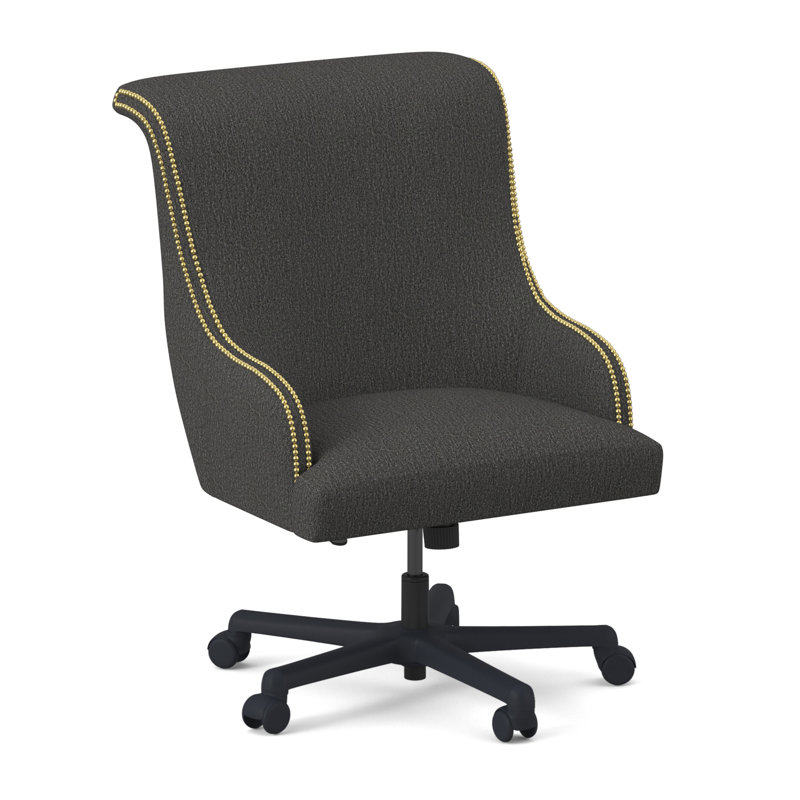 Madison Executive Chair, Polished Brass Small, Margaret Uniform