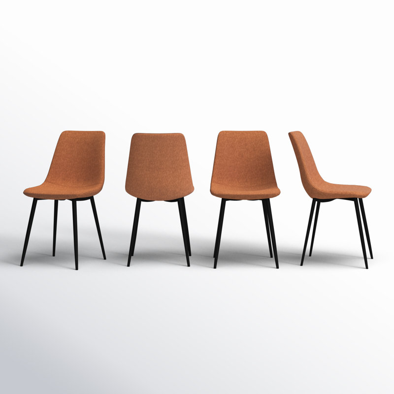 Chaises d'appoint de salle à manger rembourrées en tissu, Bingo Terra Performance