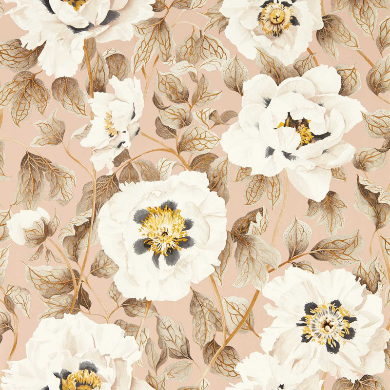 Florent Wallpaper, Positano/Maple/Graphite