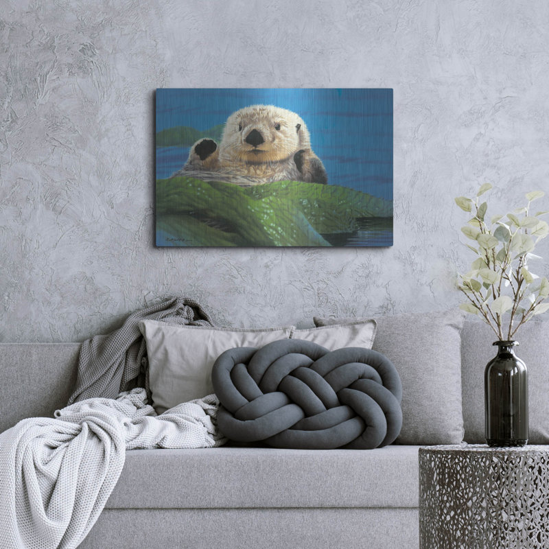 "Swim Swim" par Joh Naito, H 24 po x l 36 po